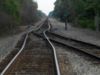 Misaligned track on CN in Louisiana