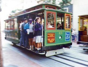 San Francisco Cable Car No. 13 as it looked in 1994.