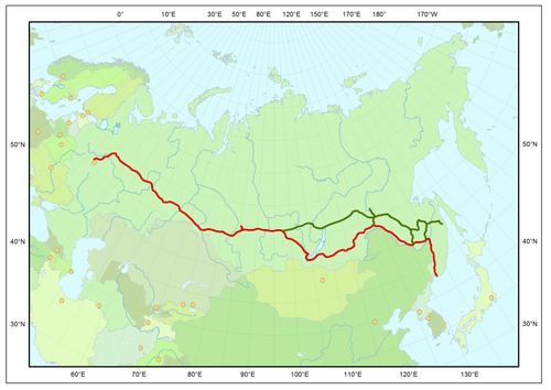 Baikal Amur Mainline - Trains